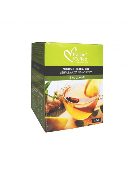 16 capsule compatibili Lavazza Firma, tè al limone