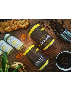 Caffè macinato aromatizzato al caramello