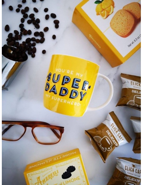 MUG BUONGIORNO SUPER DADDY 350ML BON CHINA