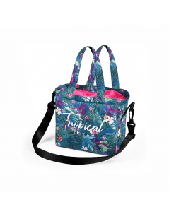 Borsa porta pranzo termoisolante fantasia tropical