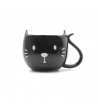 Tazza a forma di gatto, nera