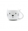 Tazza a forma di gatto, bianca