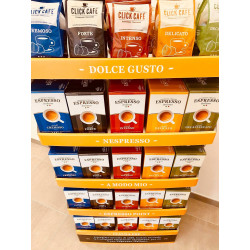 Espositore caffè in cialde e capsule