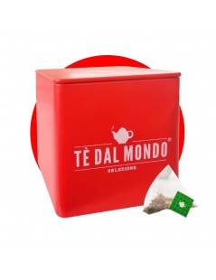 Infuso di Frutta Bio, Moulin Rouge, Latta da 12 Filtri Piramidali