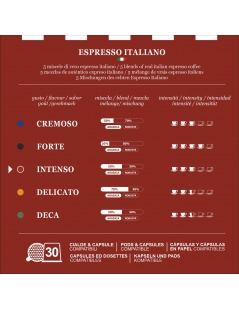 Box Capsule Nespresso Miscela Intenso