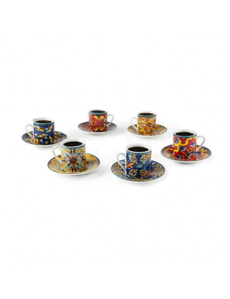 Tazzine in maiolica da caffè