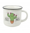 TAZZA CAPPUCCINO CACTUS 350ML BON CHINA
