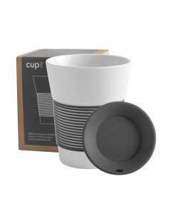 TAZZA KAHLA NERA IN PORCELLANA + COPERCHIO 0.35L
