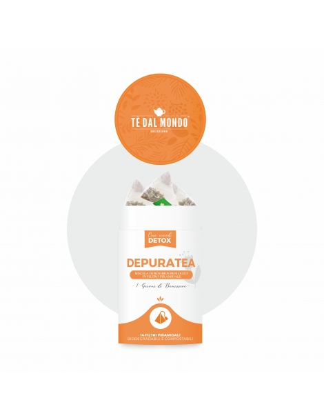 Paper Tube Tisana Depurativa Tè dal Mondo