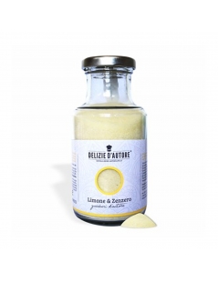 Zucchero aromatizzato al limone e zenzero, 220 gr