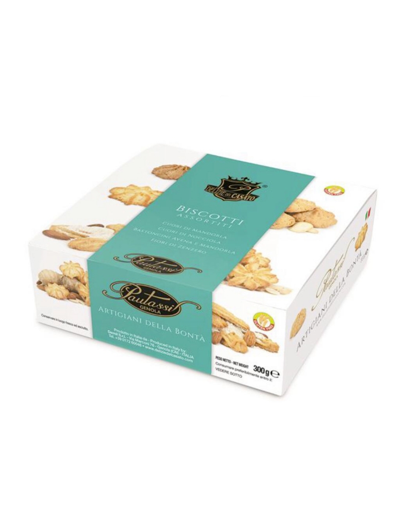 Biscotti assortiti senza glutine, in pacco regalo