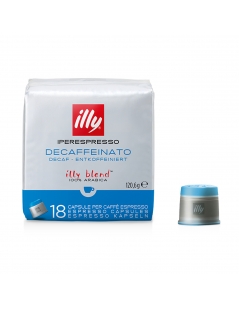Capsule Illy Iperespresso, Decaffeinato, Box da 18