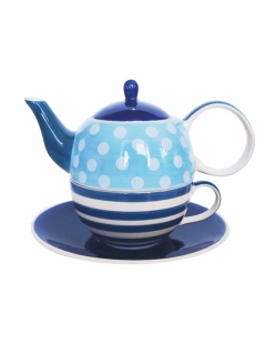 Tazza con teiera in ceramica