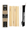 Cannucce in Bamboo con spazzolino e sacchetto