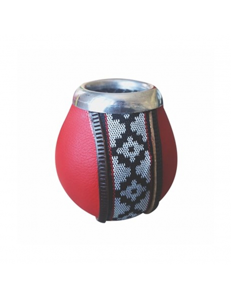 Calabash per Tè Mate da 8 cm, colore rosso