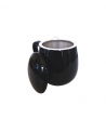 Tazza da Tè con Filtro da 350 ml, Colore Nero