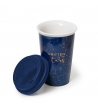Bicchiere in Porcellana fantasia Stars e Tappo in Silicone