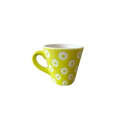Tazza caffè Enjoy in porcellana con fantasia margherite