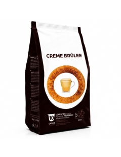 Capsule Compatibili Nespresso Crème Brûlée in Sacchetto da 10