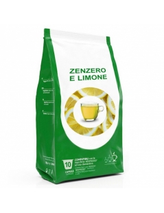 Capsule Compatibili Nespresso Zenzero e Limone Sacchetto da 10