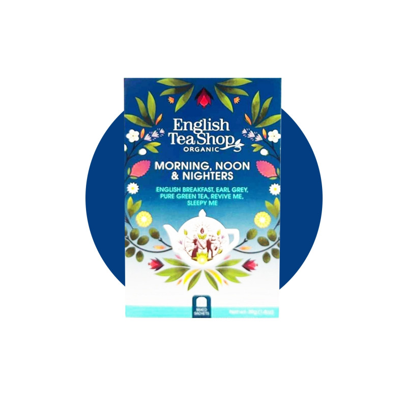 Filtri misti English Tea Shop, Morning, Noon & Nighters Box da 20