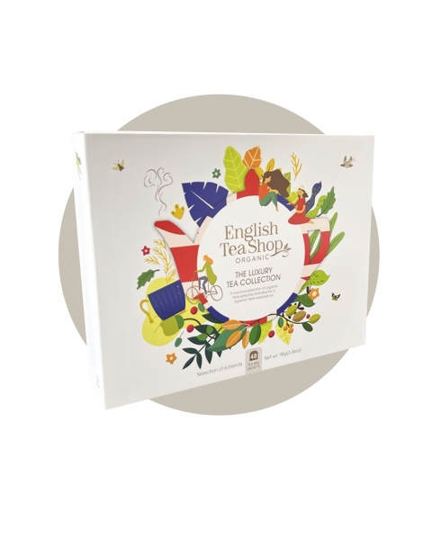 Filtri assortiti English Tea Shop, The Luxury Tea Collection Box da 48