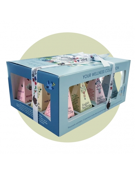 Box 12 filtri piramidali misti English Tea Shop - Your Wellness