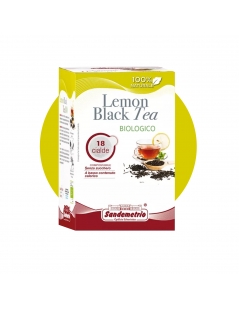 Cialde in Filtro Compostabile Lemon Black Tea Sandemetrio, Box da 18