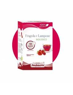 Cialde in Filtro Fragola e Lampone Bio Sandemetrio, Box da 18