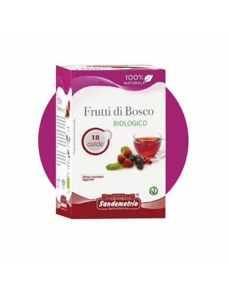 Cialde in Filtro Frutti di Bosco Bio Sandemetrio, Box da 18