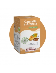 Cialda Compostabile Cannella e Arancia Bio Sandemetrio, Box da 18