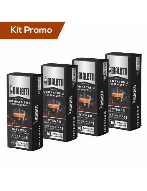 Kit 40 Capsule compatibili Nespresso, Intenso