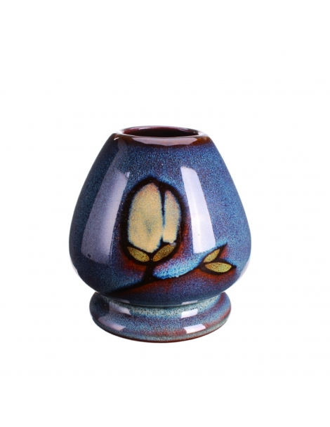 Porta Frustino in porcellana, Magnolia, per Tè Matcha