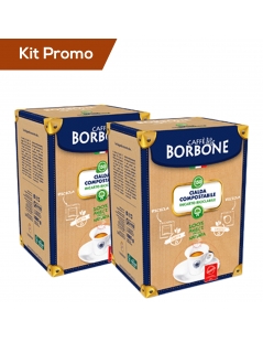 Kit 100 Cialde Caffè Borbone, Blu