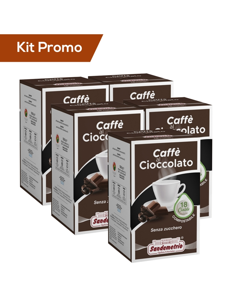 Kit 90 Cialde di Caffè al Cioccolato, Sandemetrio