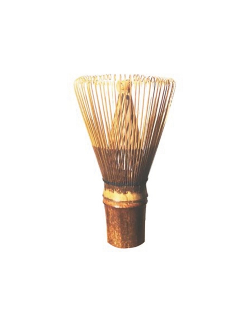Frustino in Bambù Nero per Tè Matcha da 80 Setole