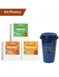 Box 3 Astucci Infusi a Freddo & Bicchiere in Porcellana