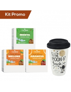 Kit 3 Astucci Infusi a Freddo & Bicchiere in Porcellana da 300 ml