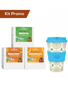 Box Infusi a Freddo & Bicchiere in Bambù da 400 ml