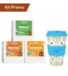 Box Infusi a Freddo & Bicchiere in Bambù da 400 ml