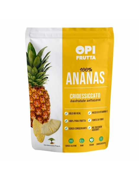 Snack ananas disidratata, Opi Frutta