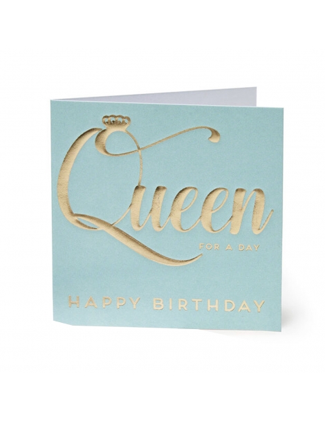 Biglietto di auguri  "Regina per un giorno", Legami