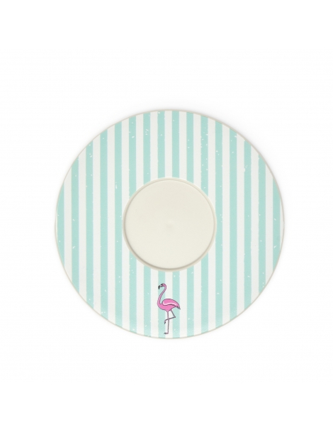 Piattino Quy Cup Per Tazzina Caffè, Flamingo