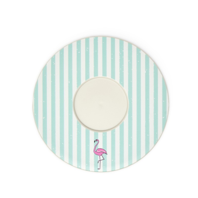 Piattino Quy Cup Per Tazzina Caffè, Flamingo