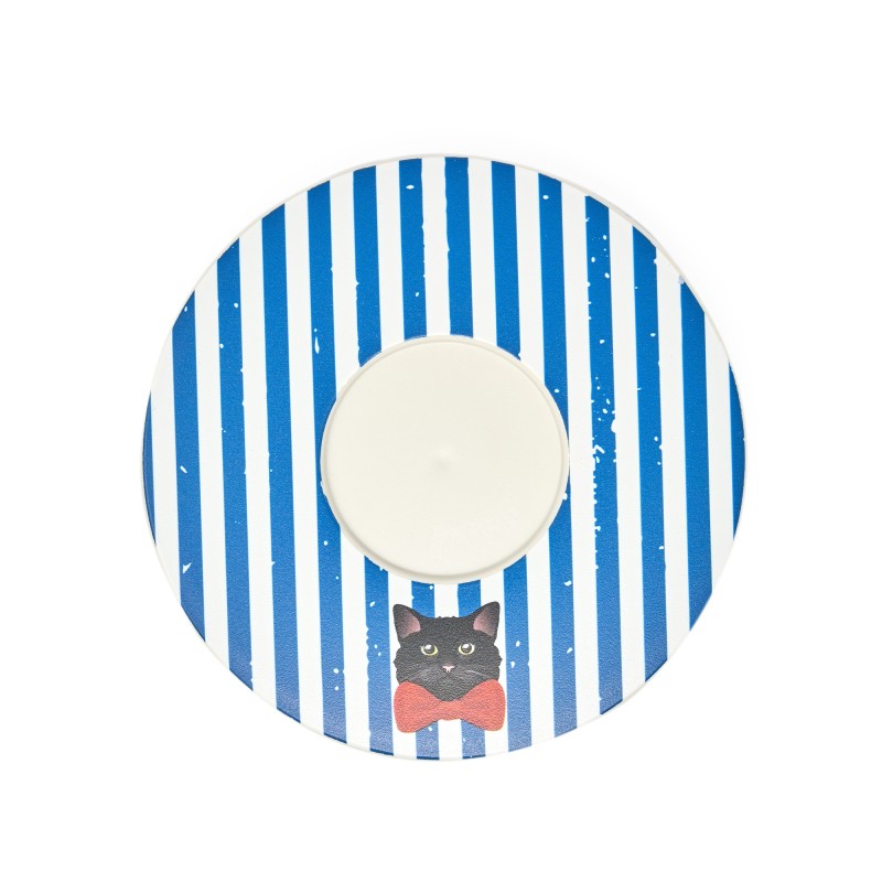 Piattino Quy Cup fantasia gatto