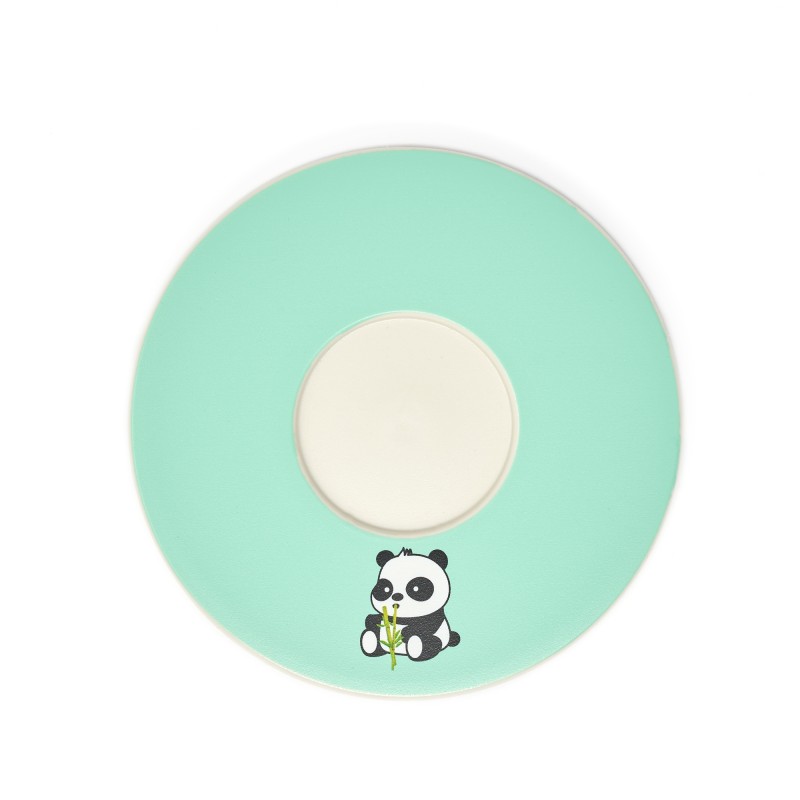 Piattino Quy Cup, fantasia Panda