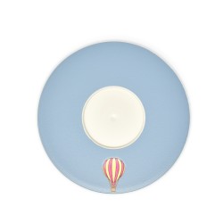 Piattino Quy Cup, fantasia Mongolfiera