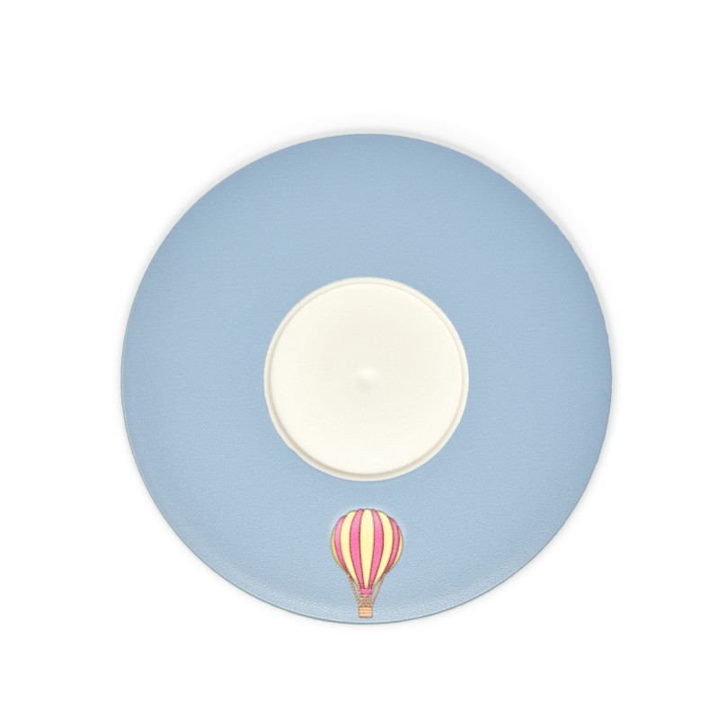 Piattino Quy Cup, fantasia Mongolfiera