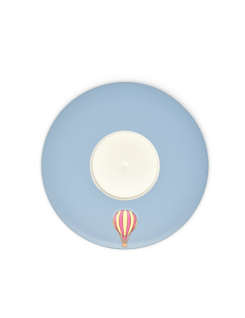 Piattino Quy Cup, fantasia Mongolfiera