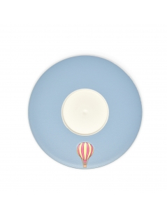 Piattino Quy Cup, fantasia Mongolfiera
